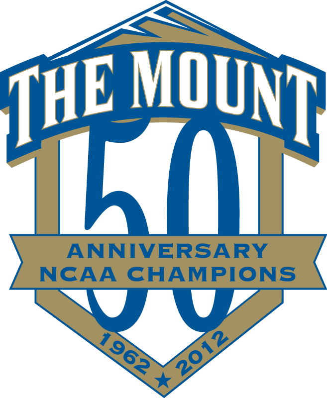 Mount St. Marys Mountaineers 2012 Anniversary Logo v2 iron on transfers for T-shirts